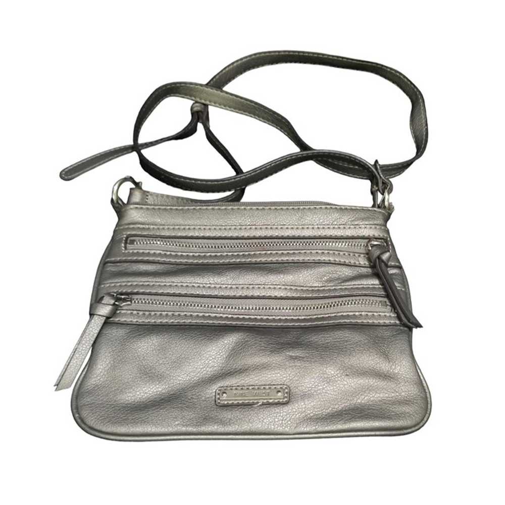 Nine West Crossbody Purse Silver Grey with Adjust… - image 2