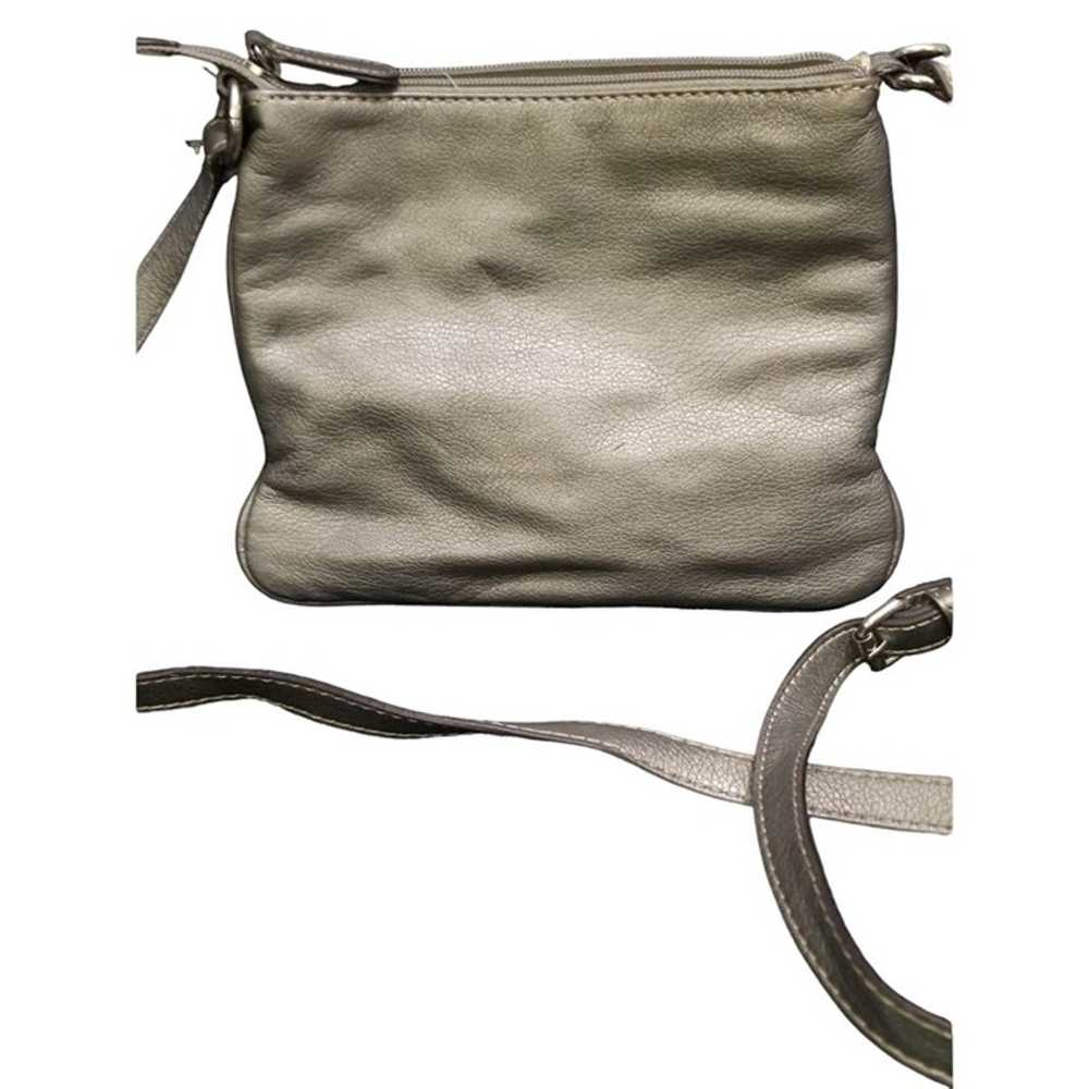 Nine West Crossbody Purse Silver Grey with Adjust… - image 3