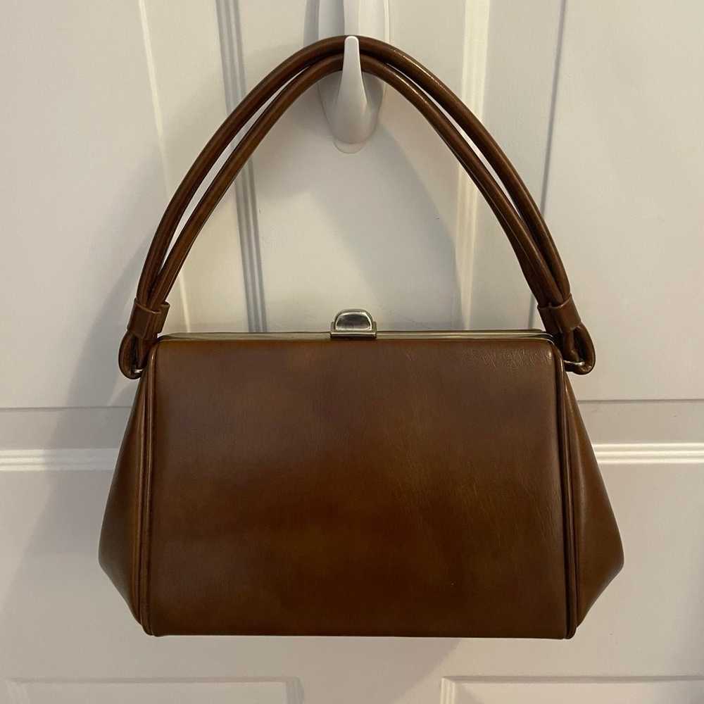 Vintage Dover Brown Handbag Purse - image 1