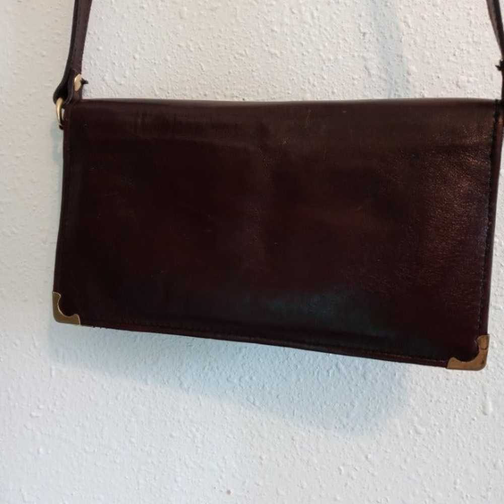 Vintage Crossbody Cristian Italian Brown - image 10