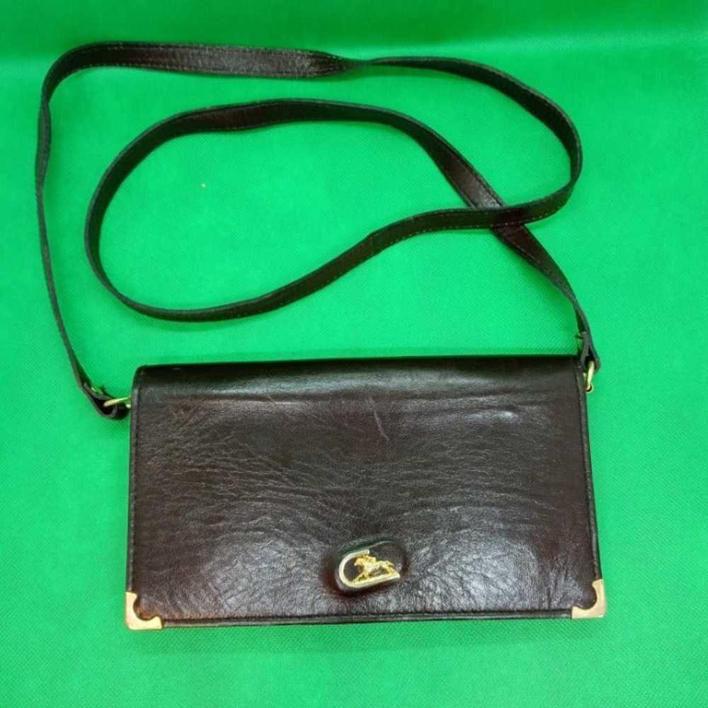 Vintage Crossbody Cristian Italian Brown - image 1