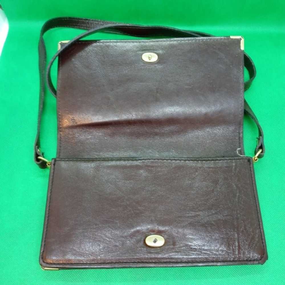 Vintage Crossbody Cristian Italian Brown - image 3