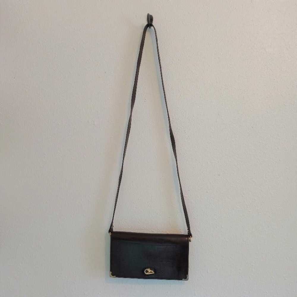 Vintage Crossbody Cristian Italian Brown - image 8