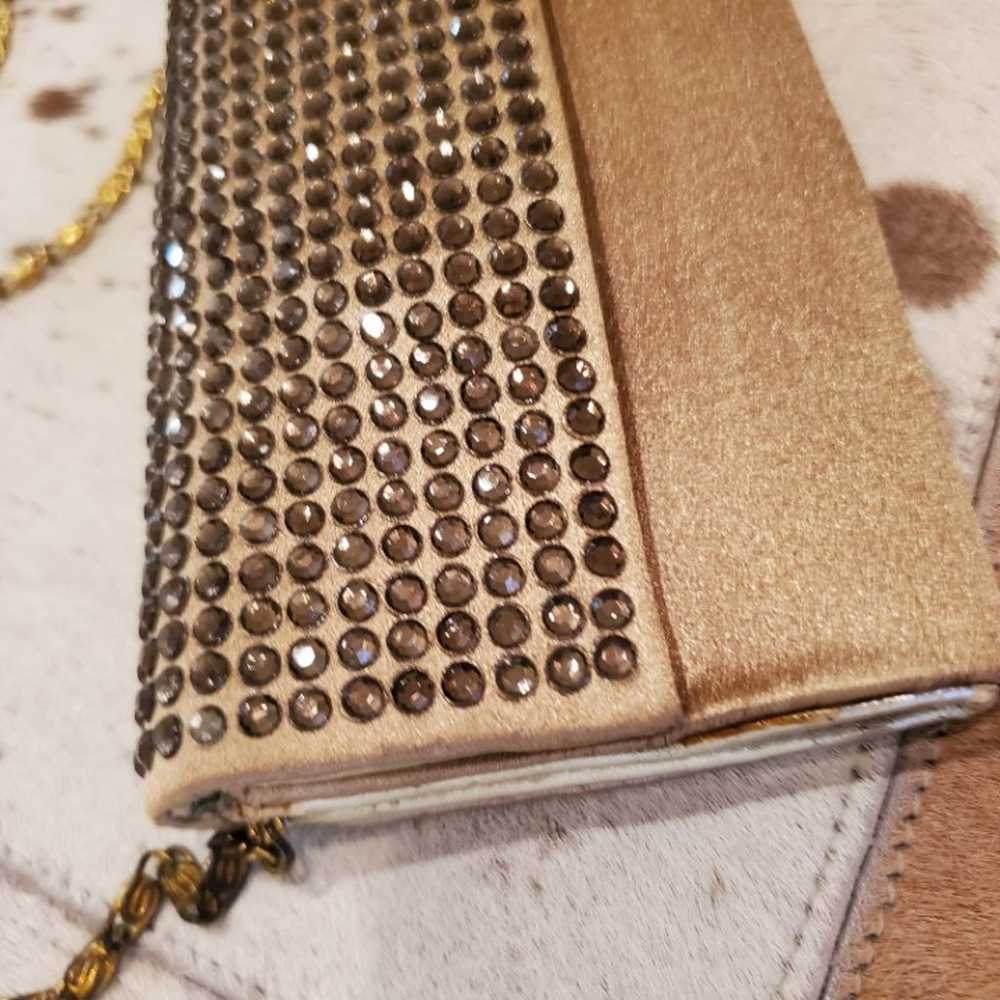 Aldo Gold Chain Strap Sparkle Purse - image 3