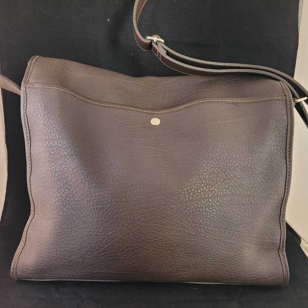 Vintage Esprit Faux Leather Messenger Bag - image 2