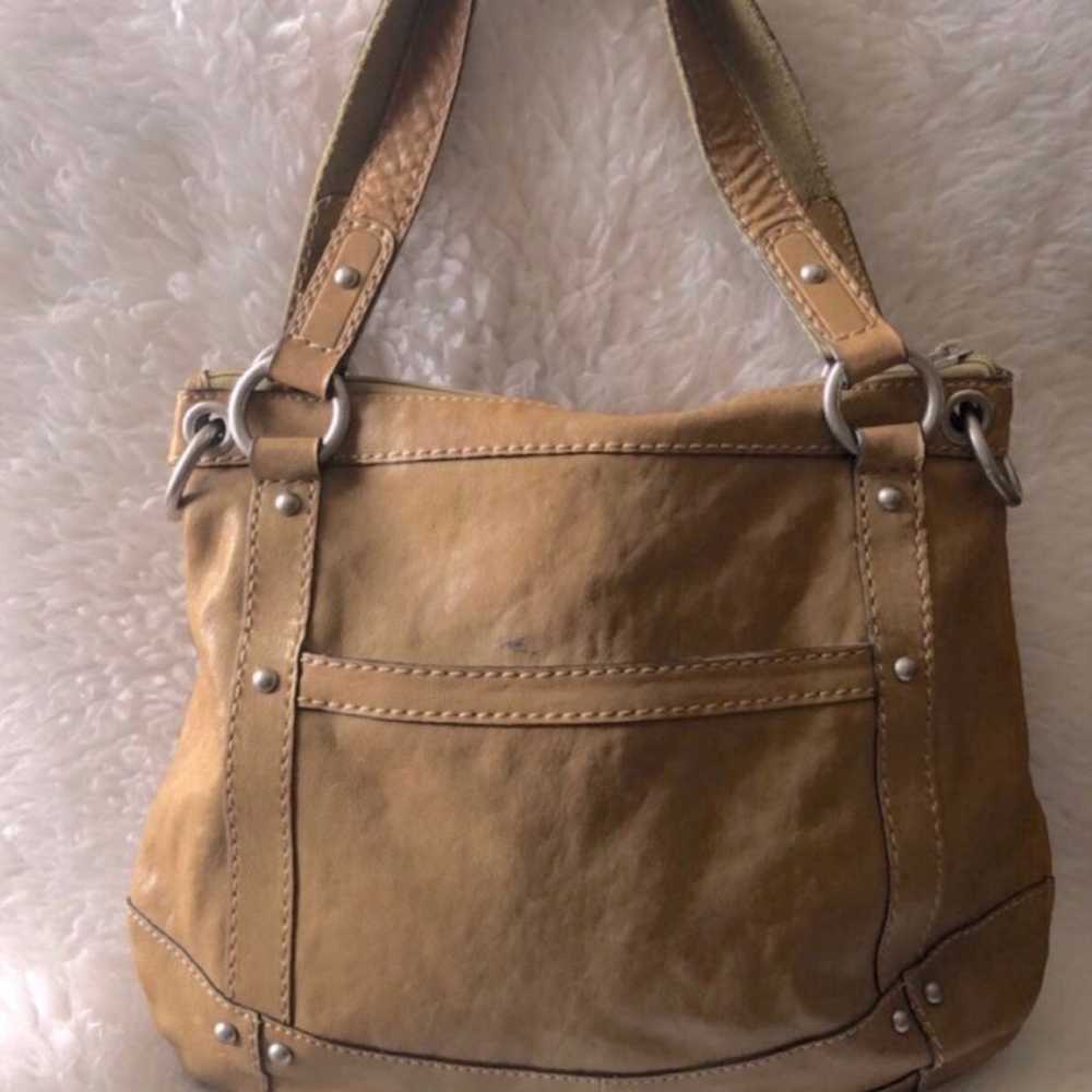 Vintage Fossil Leather Handbag - image 3