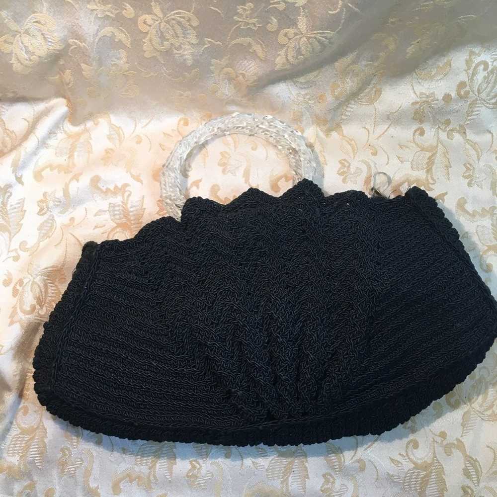 Vintage Black Beautiful Bag - image 1