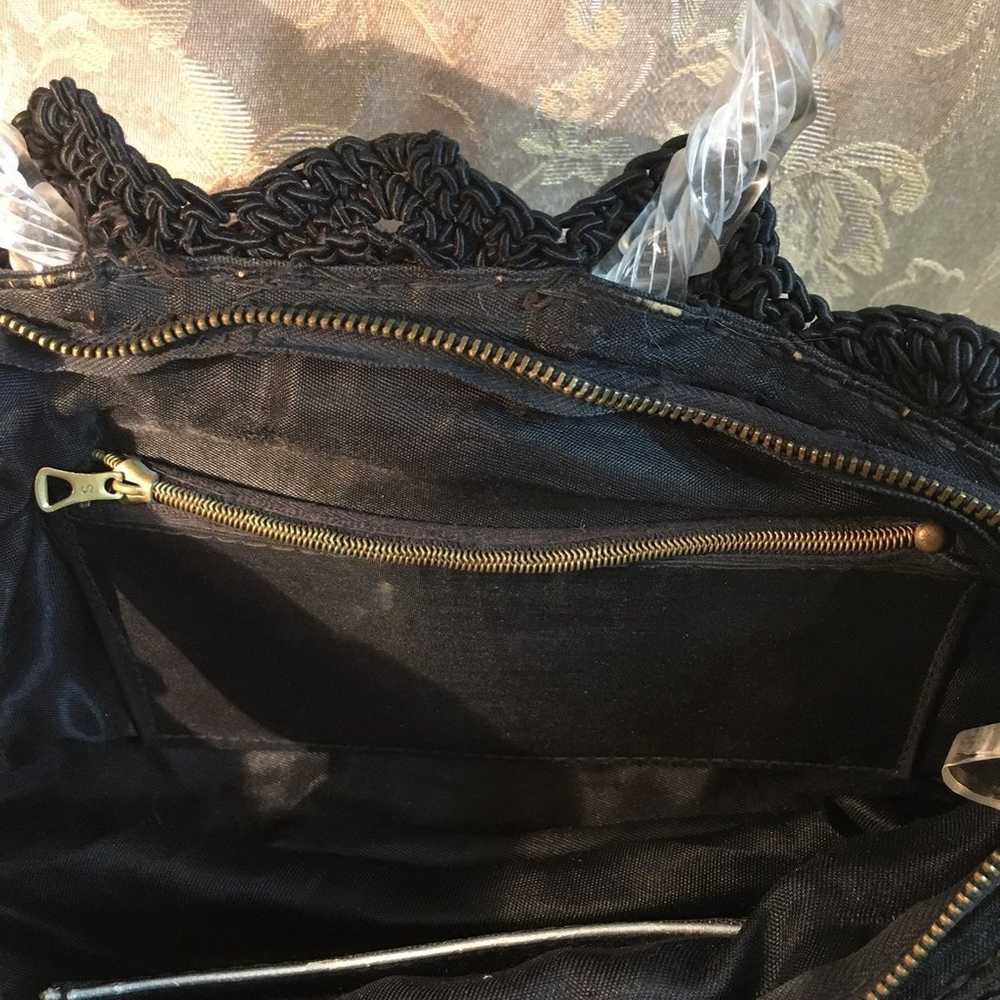 Vintage Black Beautiful Bag - image 6