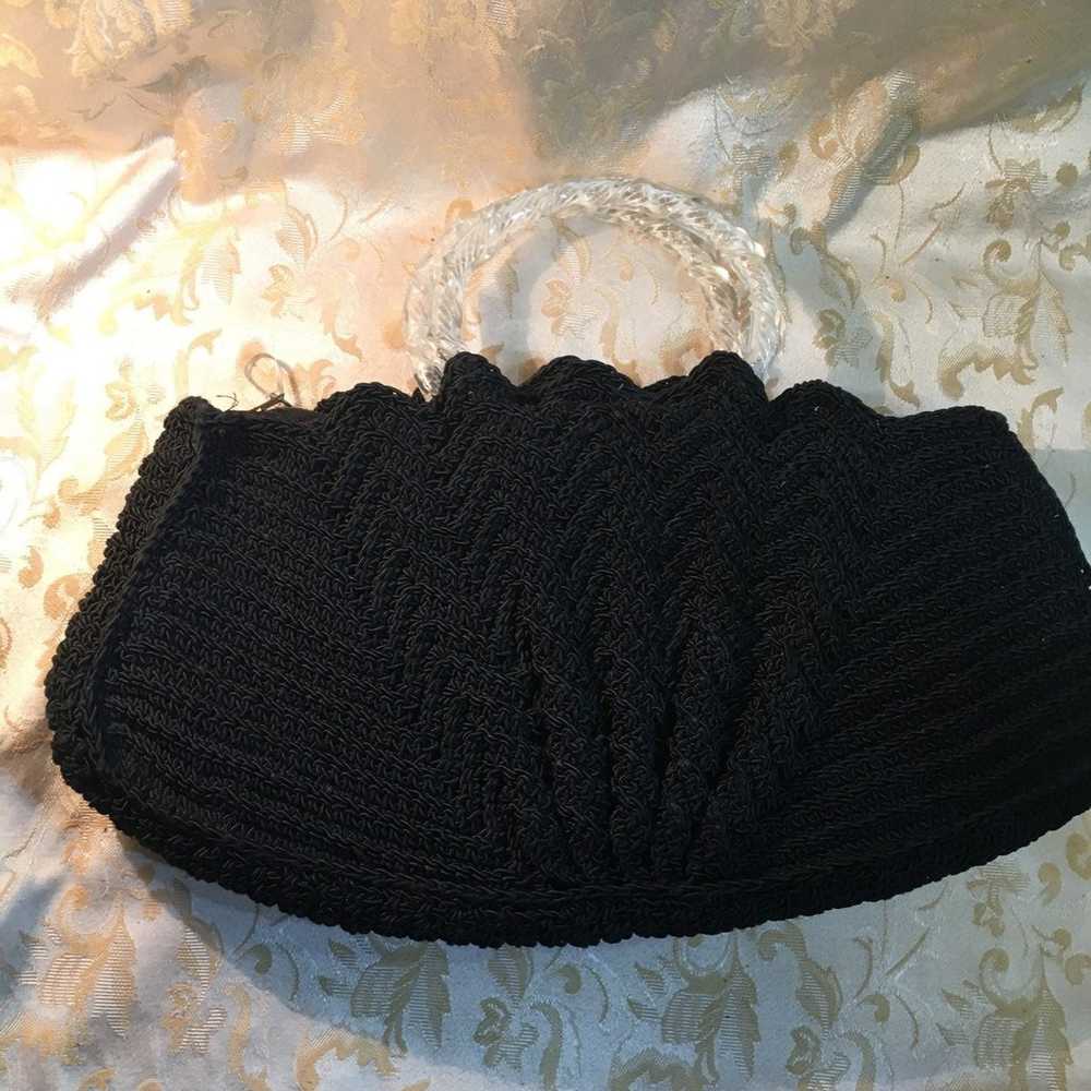 Vintage Black Beautiful Bag - image 7