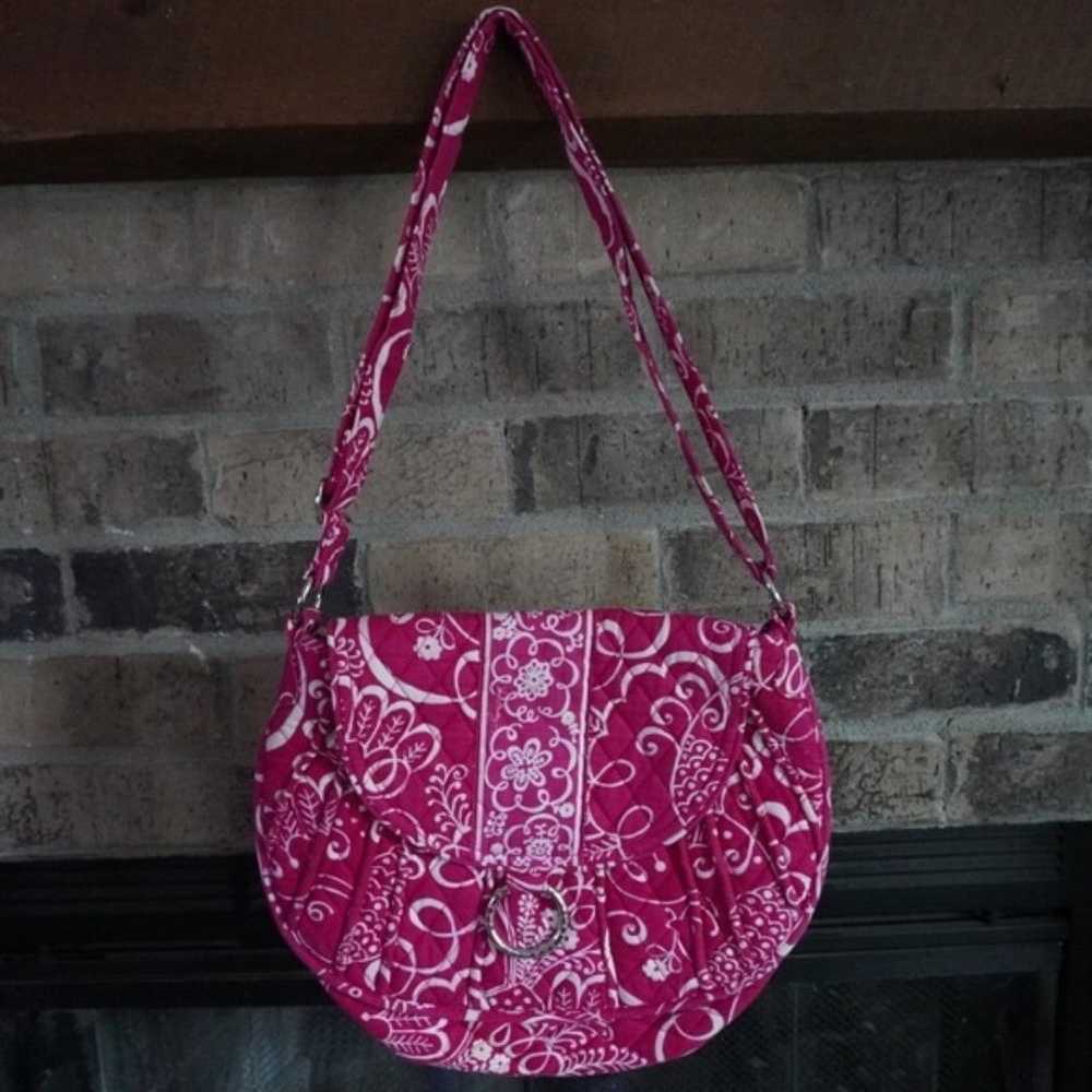 Vera Bradley Twirly Birds Crossbody Saddle Up Bag… - image 1