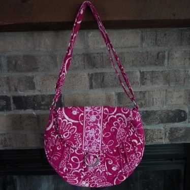 Vera Bradley Twirly Birds Crossbody Saddle Up Bag… - image 1