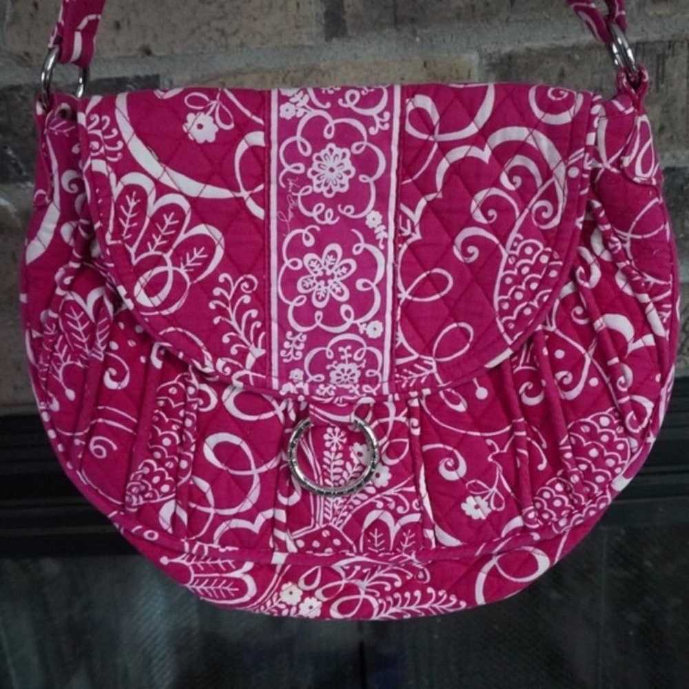 Vera Bradley Twirly Birds Crossbody Saddle Up Bag… - image 2