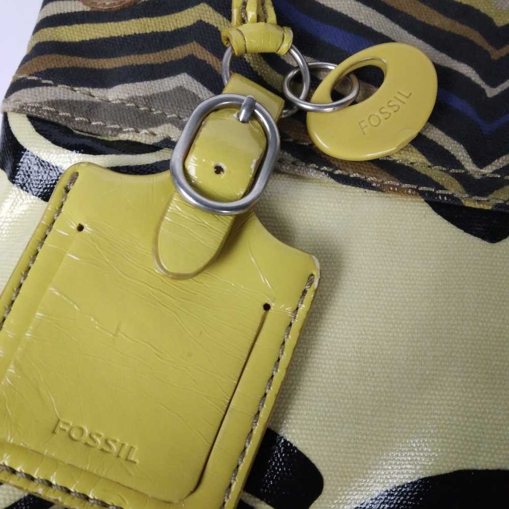 Fossil Key-per Cross Body Two Toned Dual Material… - image 2