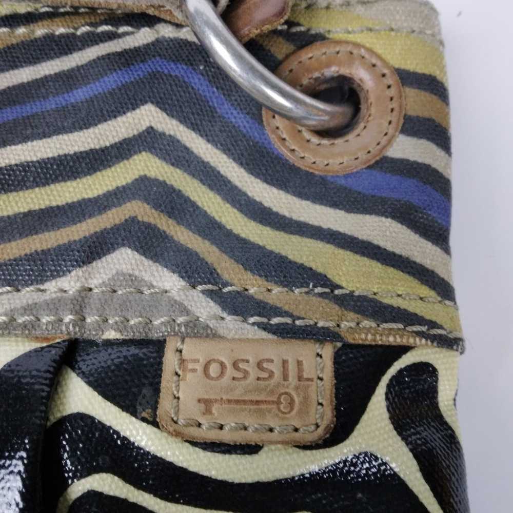 Fossil Key-per Cross Body Two Toned Dual Material… - image 4