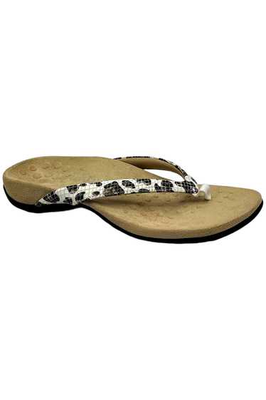 Vionic Women's Dillon Snake Sandals White Leopard