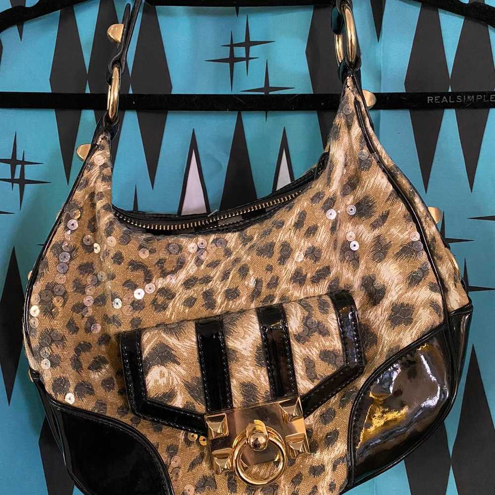 Vintage betsey johnson Leopard print sho - image 1