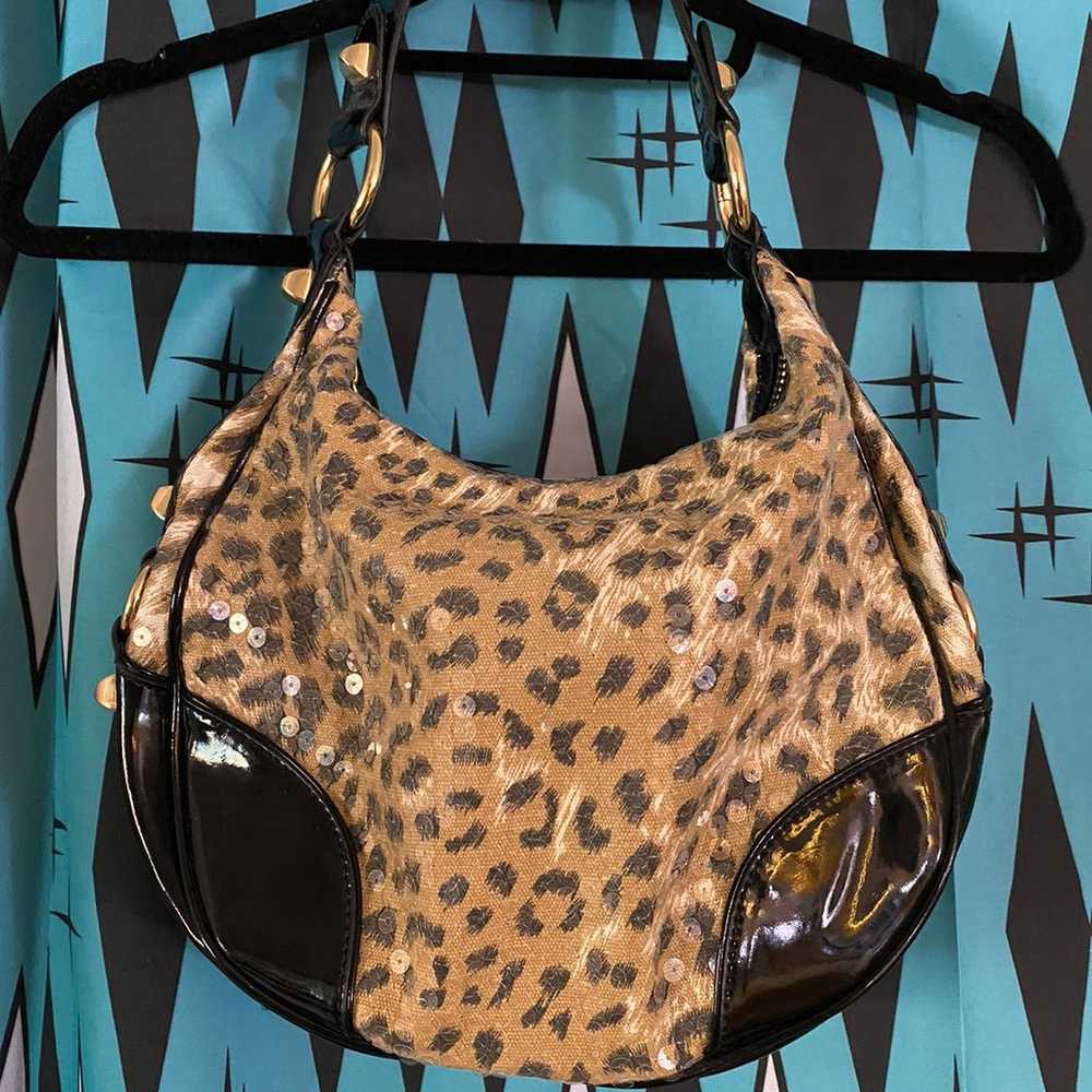 Vintage betsey johnson Leopard print sho - image 2