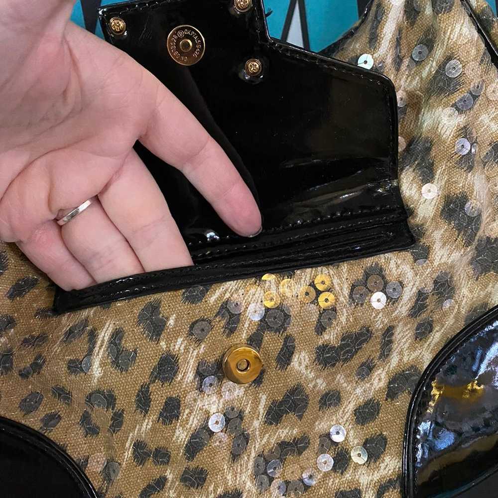 Vintage betsey johnson Leopard print sho - image 3