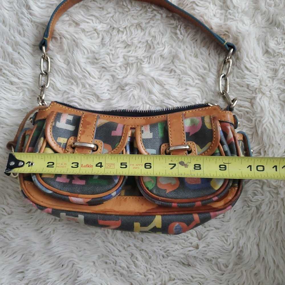 Vintage Dooney & Bourke scribble purse Y2k - image 2