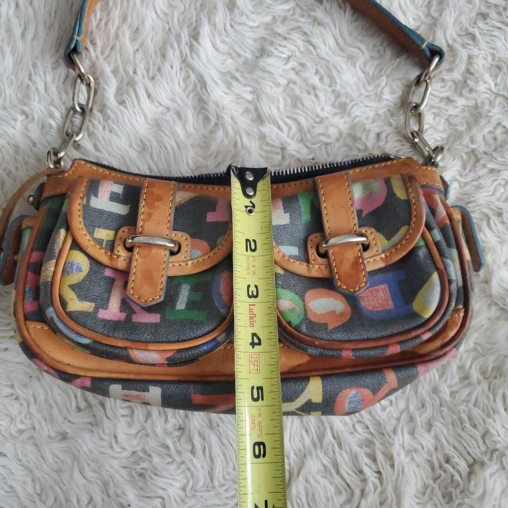 Vintage Dooney & Bourke scribble purse Y2k - image 3