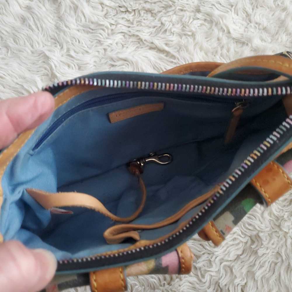 Vintage Dooney & Bourke scribble purse Y2k - image 8