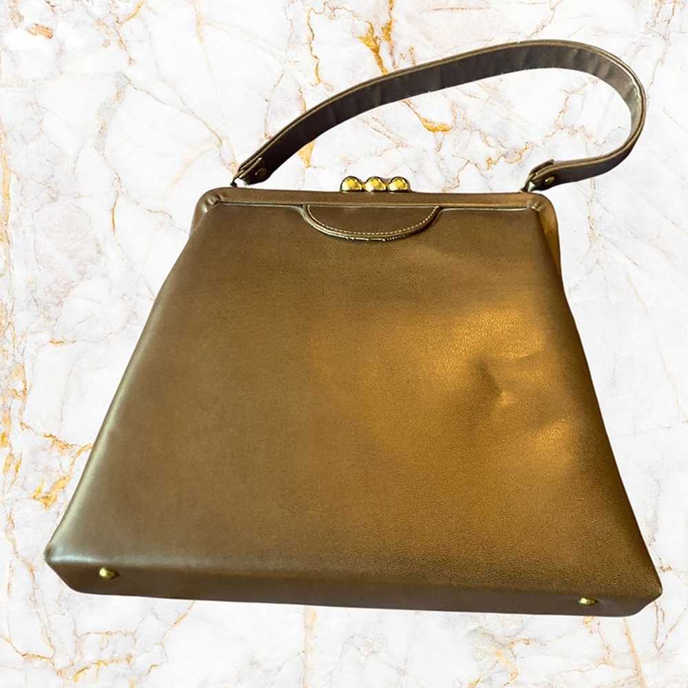 Vintage Bobbie Jerome Footed Handbag with Goldton… - image 1