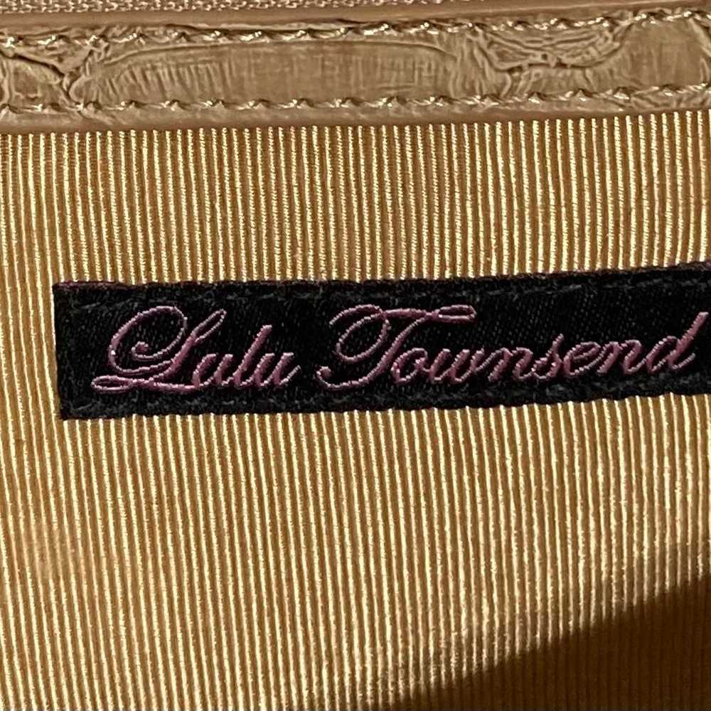 Vintage Lulu Townsend Stamped Leather Clutch - image 5