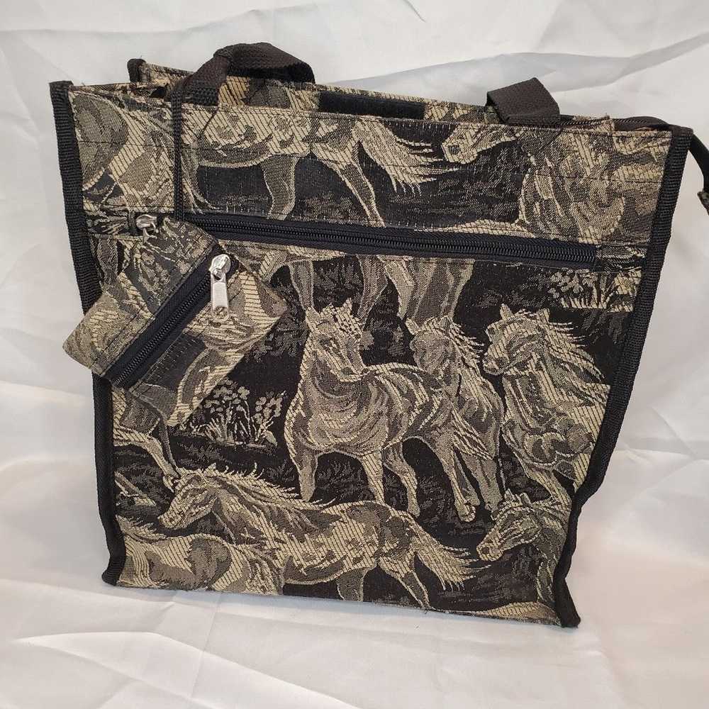 Behringer Tapestry Western Cowboy Horse Equestria… - image 6