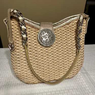 Brighton Natural Woven Straw Purse