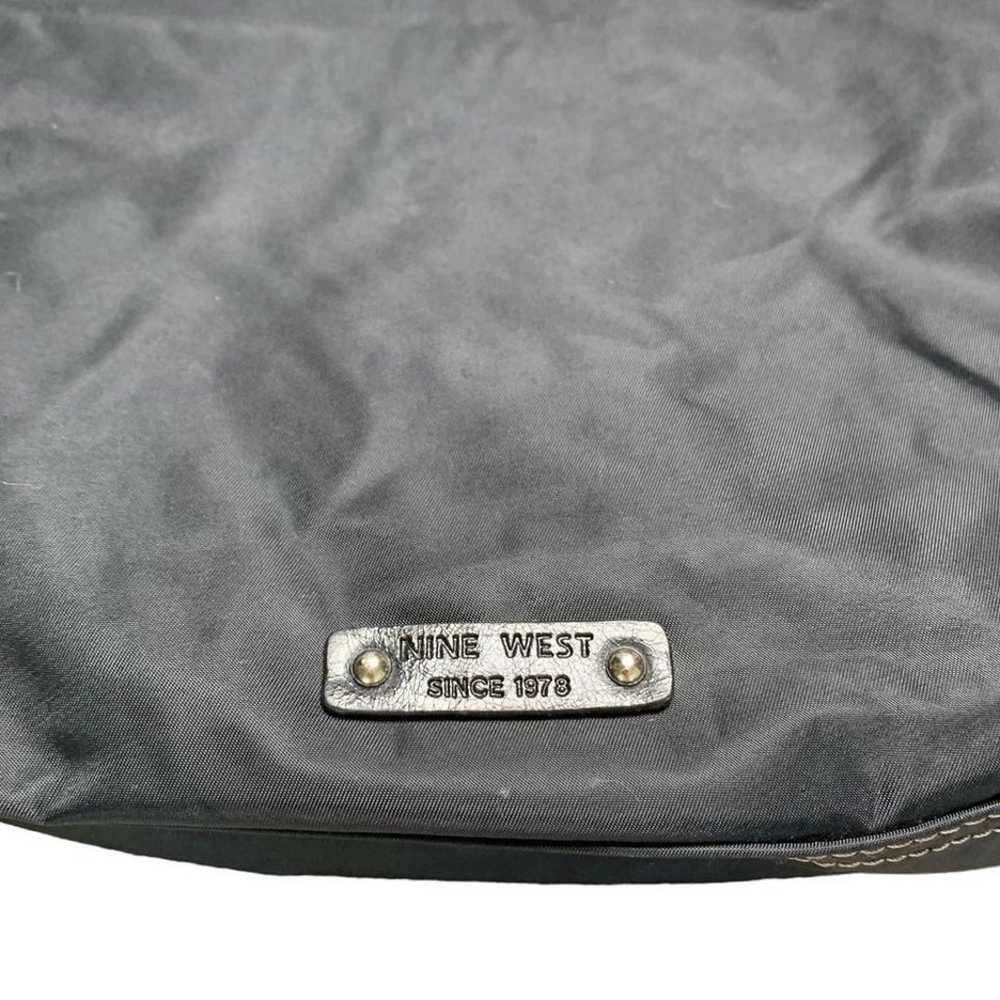 Vintage Y2K Nine West Black Canvas Adjustable Str… - image 5