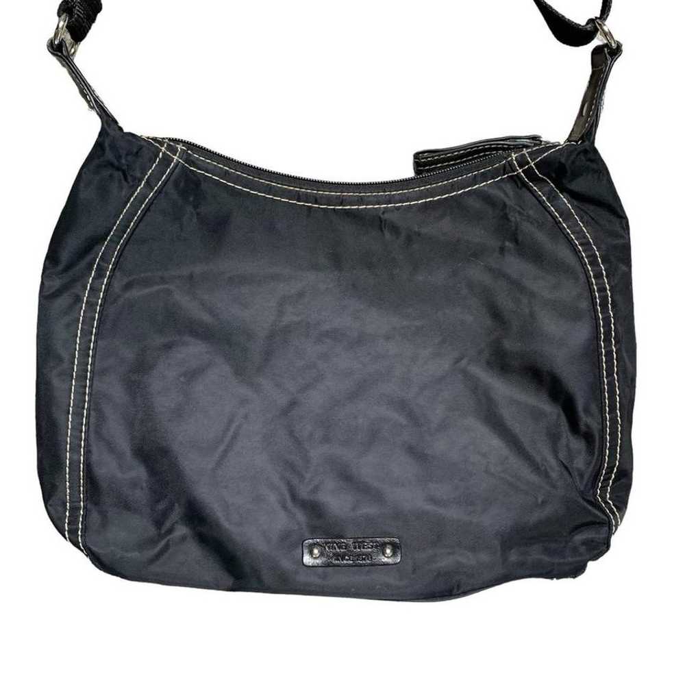 Vintage Y2K Nine West Black Canvas Adjustable Str… - image 6