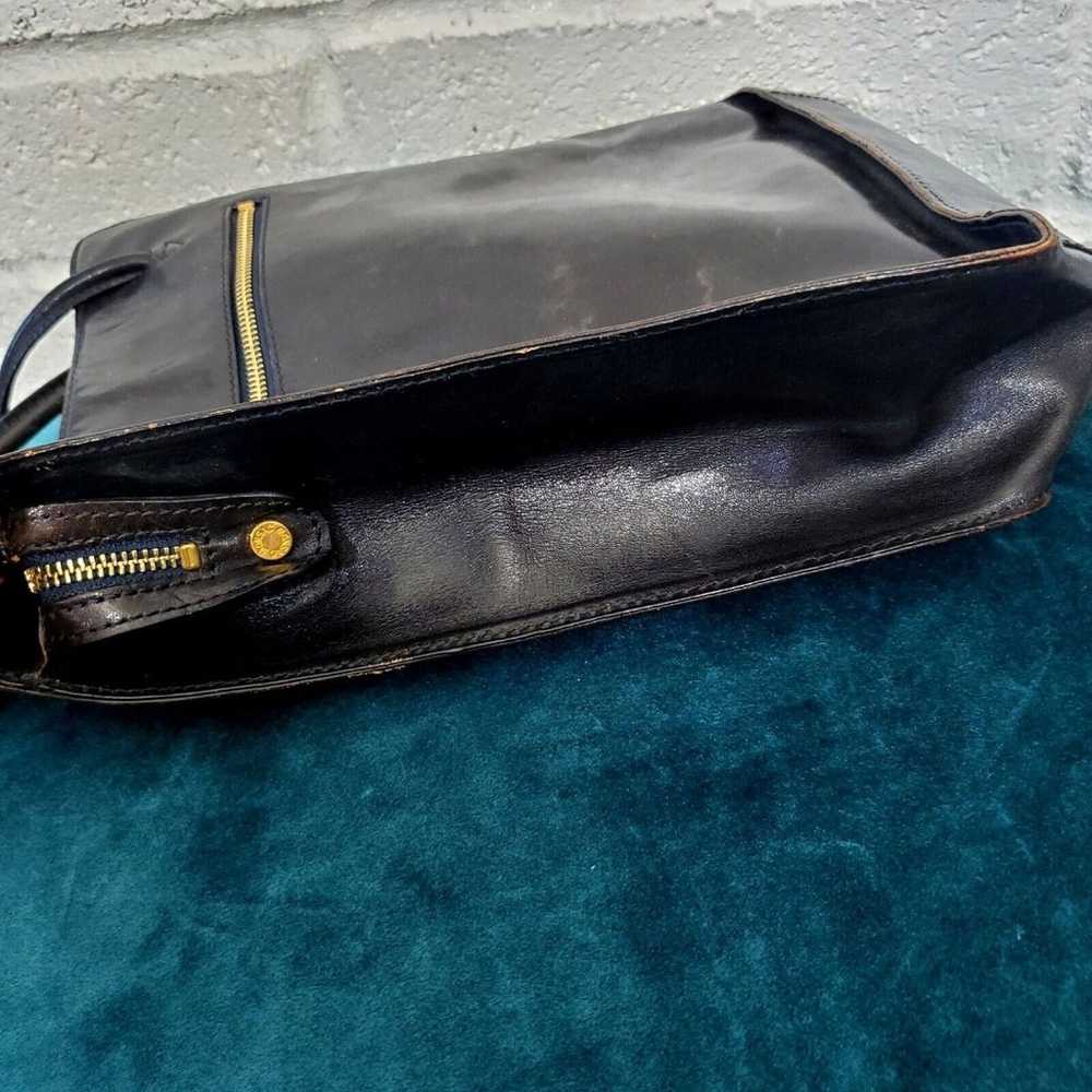 Monsac Shoulder Bag Original Black Brown Leather … - image 8