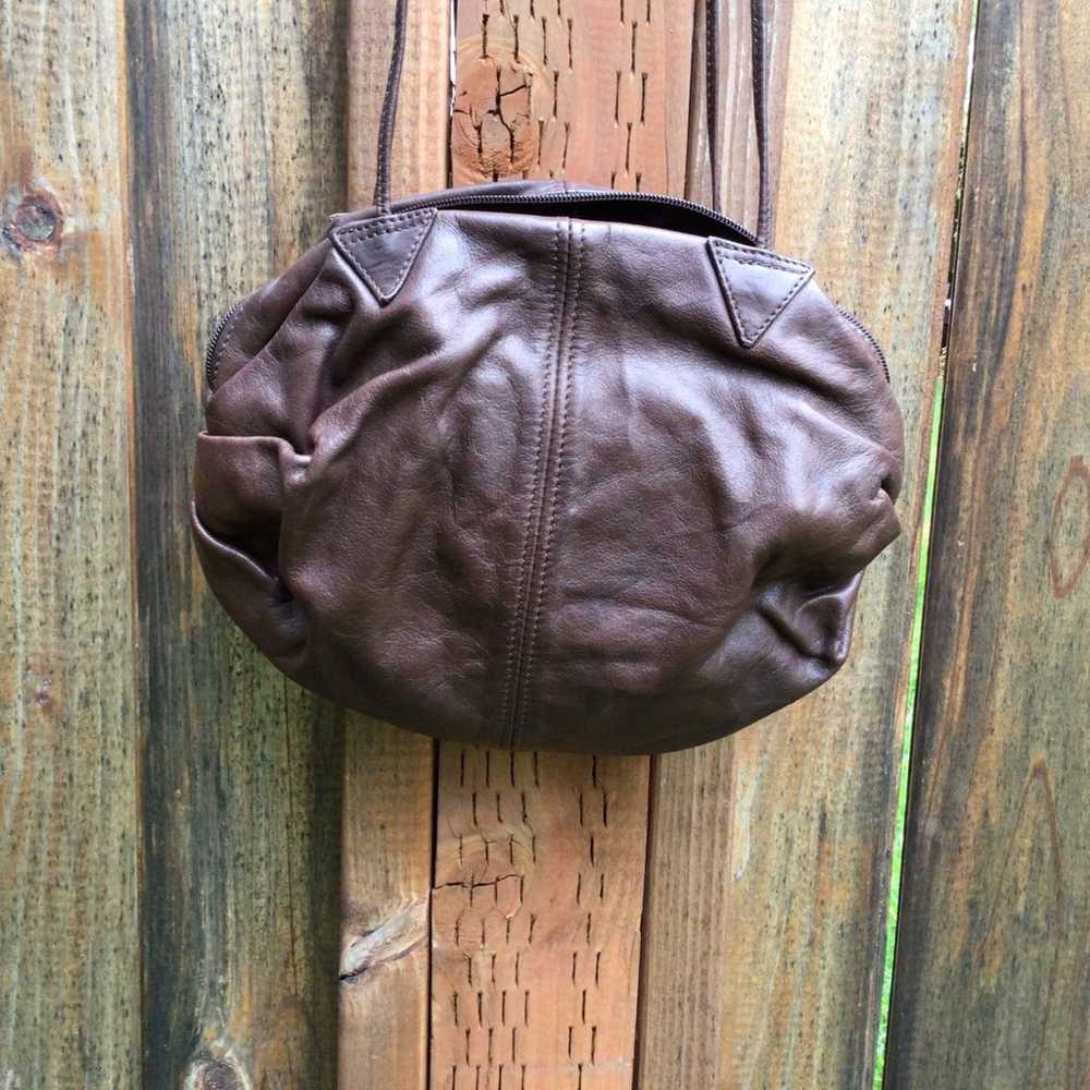 Libaire vintage brown leather purse - image 1