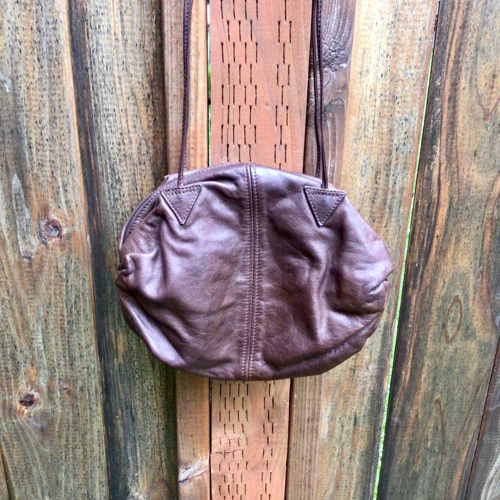 Libaire vintage brown leather purse - image 5