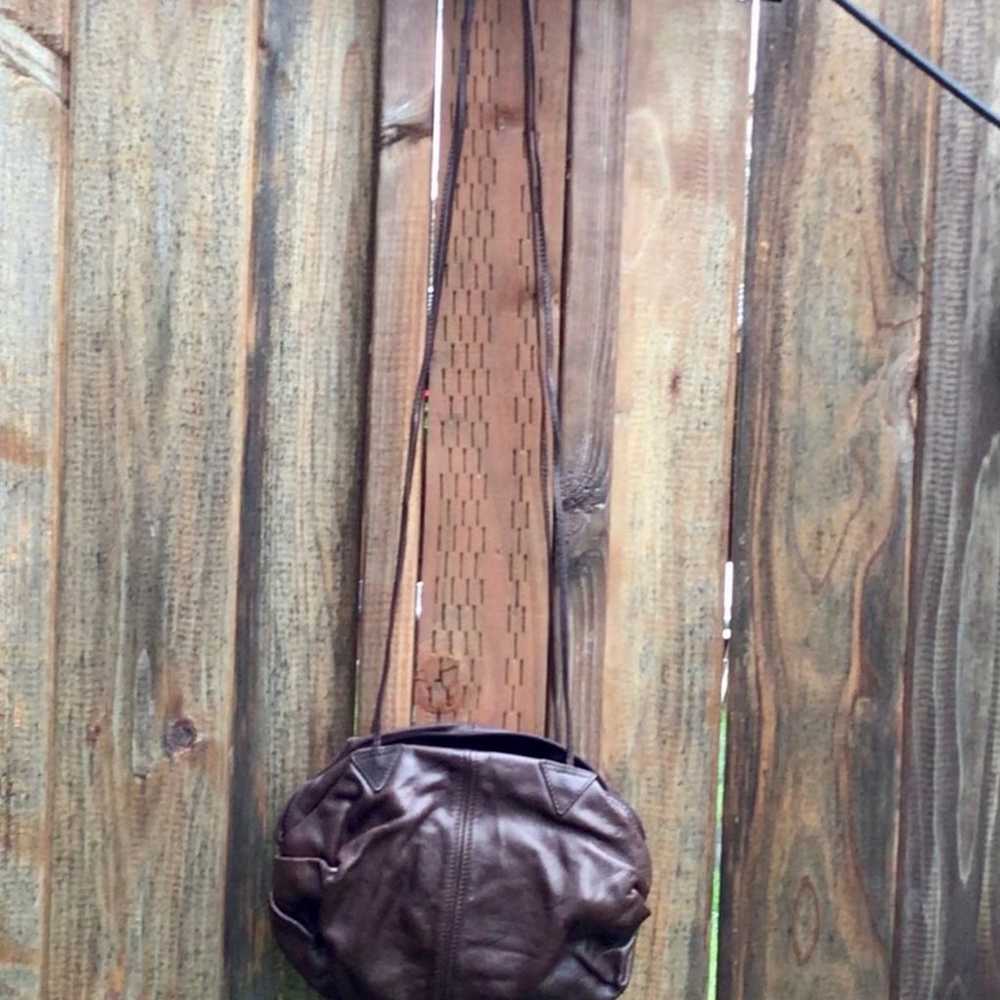 Libaire vintage brown leather purse - image 7