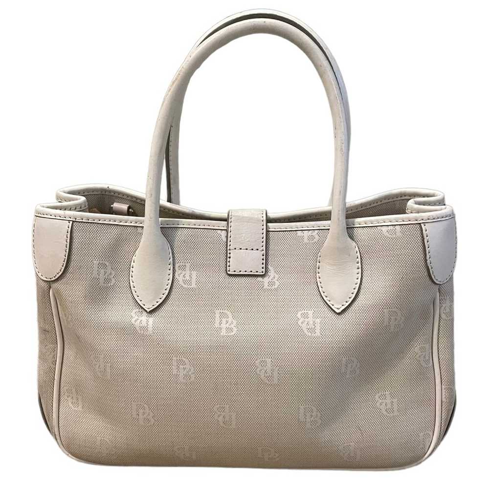 Dooney and Bourke Cream DB Print Hand Bag - image 4