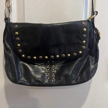 Kate Landry gold and black studded shoulder bag - image 1