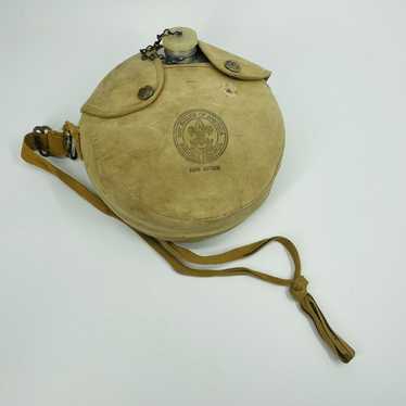 Vintage Boy Scouts of America Aluminum Canteen w/… - image 1