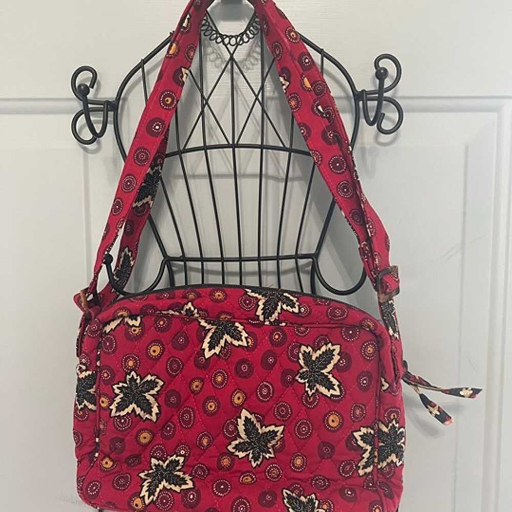 Vera Bradley Vintage Crossbody Purse in Red Coin - image 4