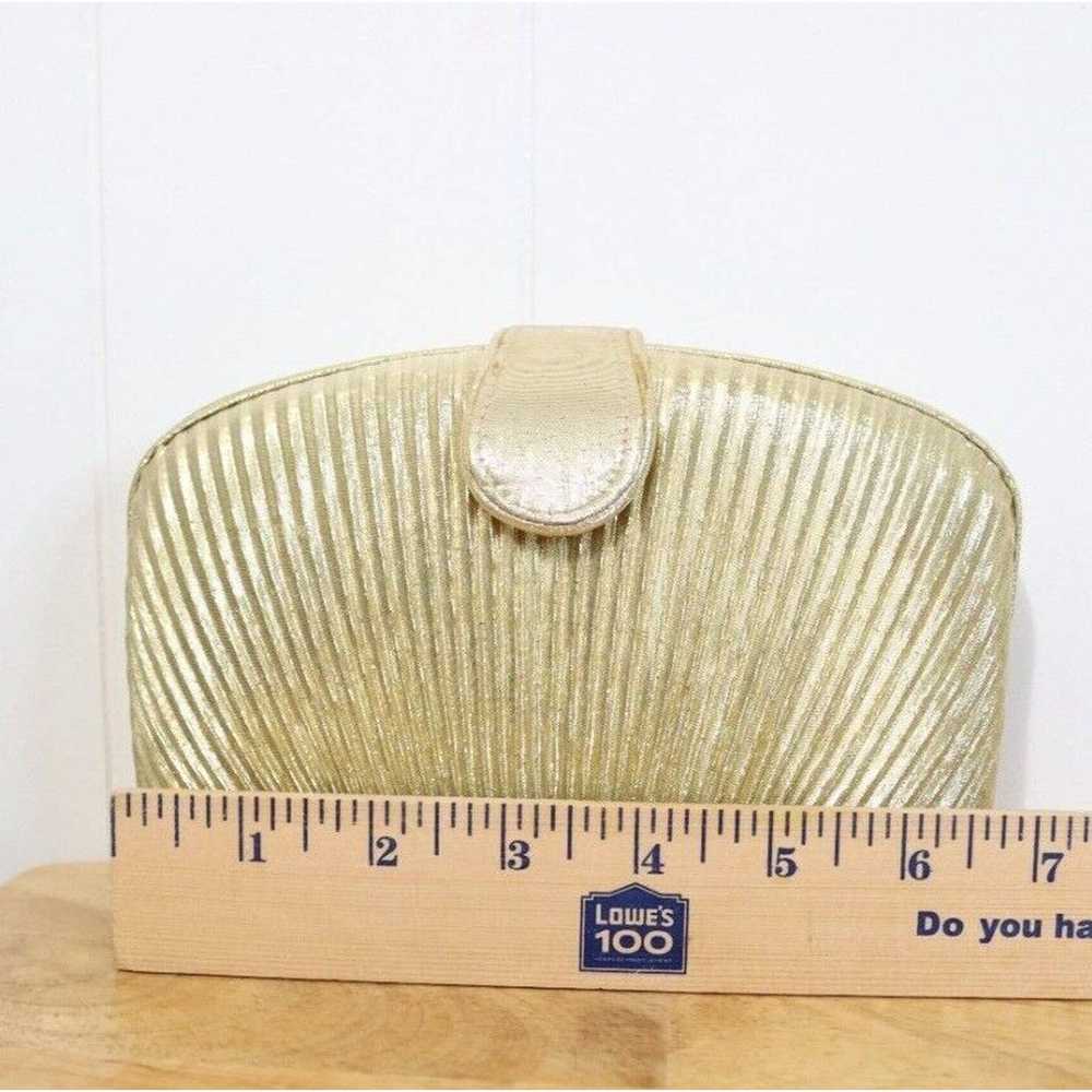 Vintage Y & S Original Crossbody Clutch Bag Gold … - image 12