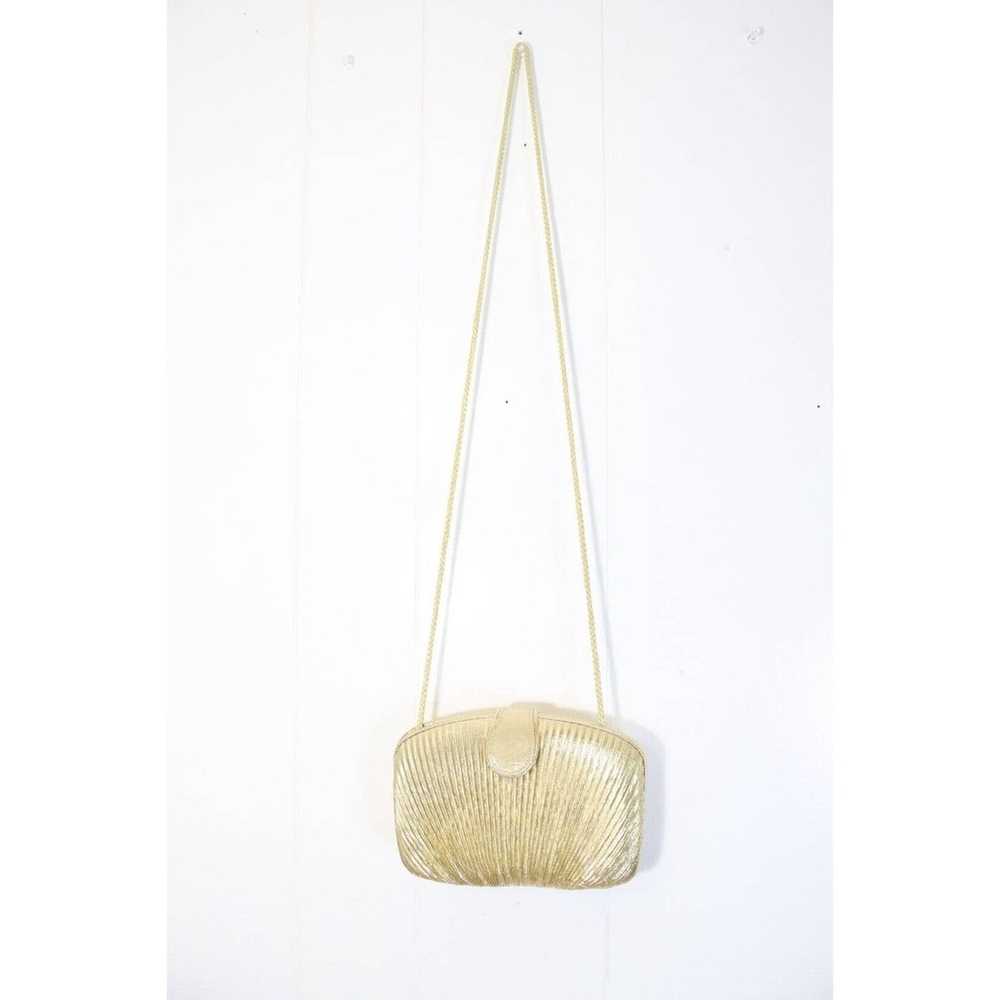 Vintage Y & S Original Crossbody Clutch Bag Gold … - image 8