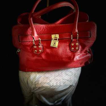 red vintage purse plus wallet - image 1