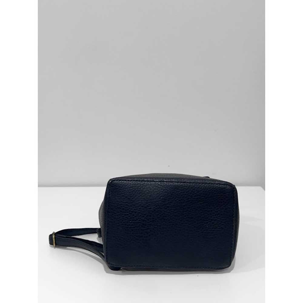 Liz Claiborne Vintage Black Faux Leather Mini Bac… - image 4