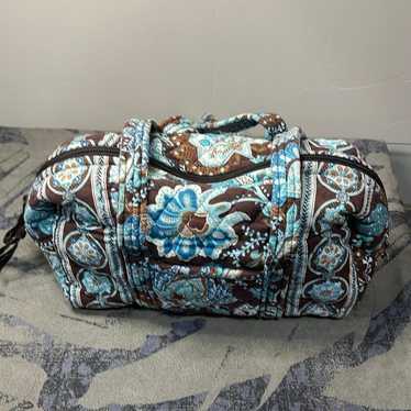 VERA BRADLEY Java  Blue RETIRED Barrel Style Tote… - image 1