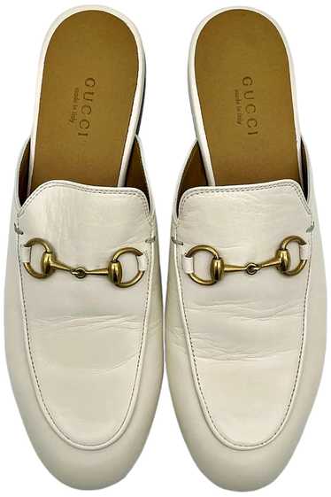 Gucci Women's Princetown Leather Mules Mystic Whit