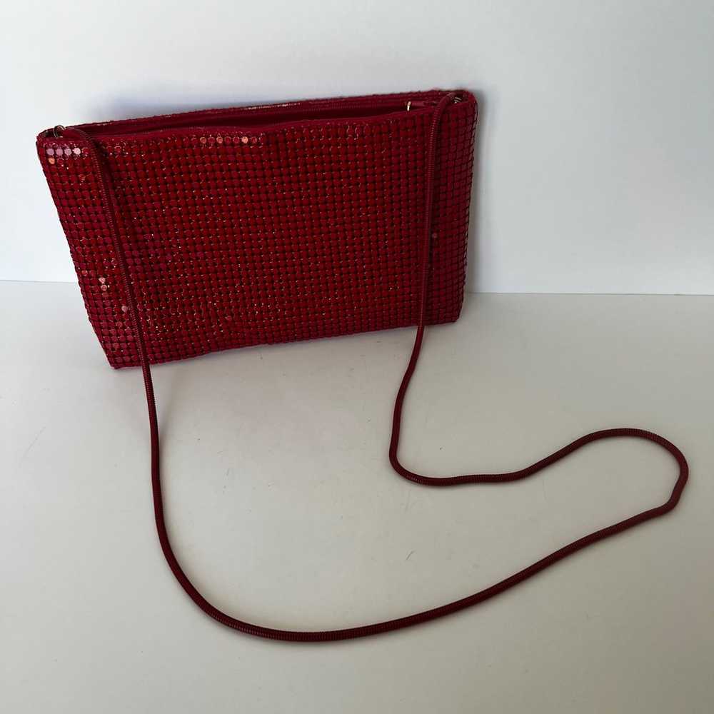 Vintage Carla Marchi Metal Mesh Purse Snake Chain… - image 1