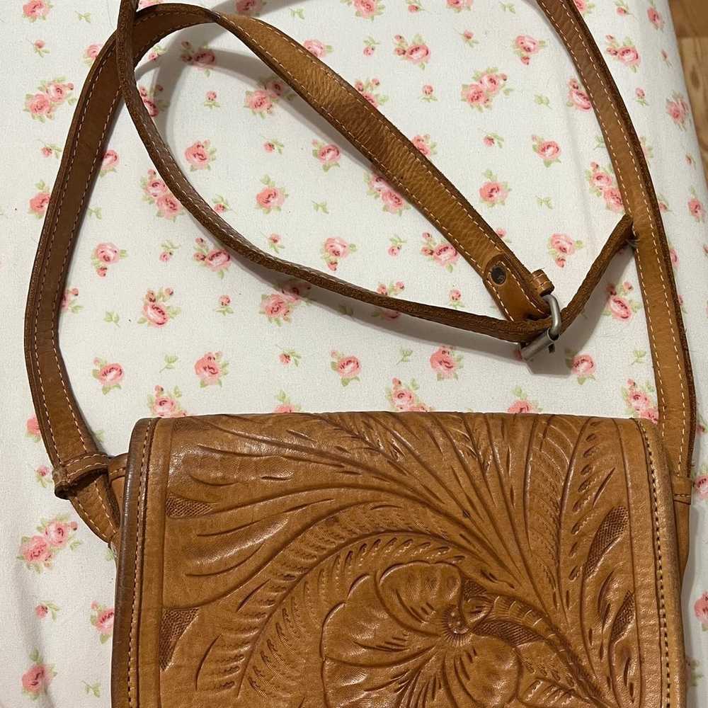 Authentic leather messenger bag - image 1