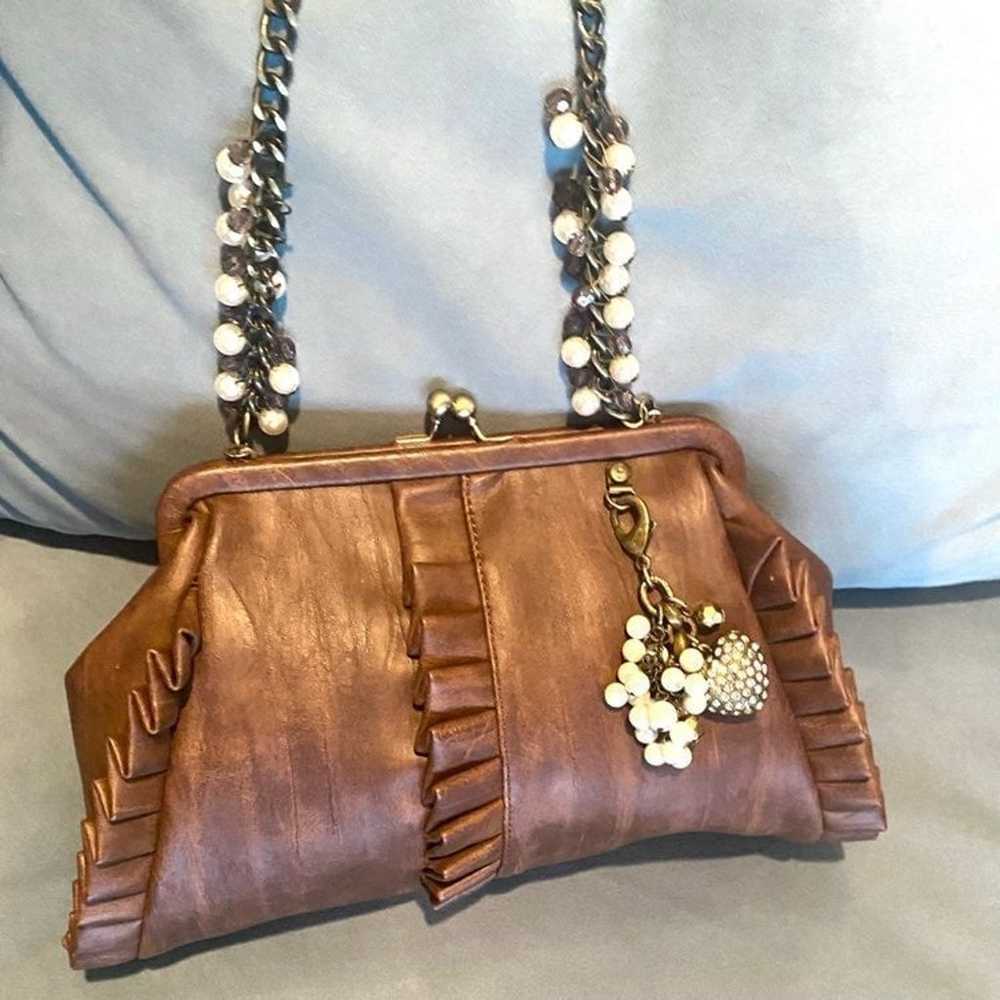 Liz Soto Vintage Vegan Leather Handbag - image 3