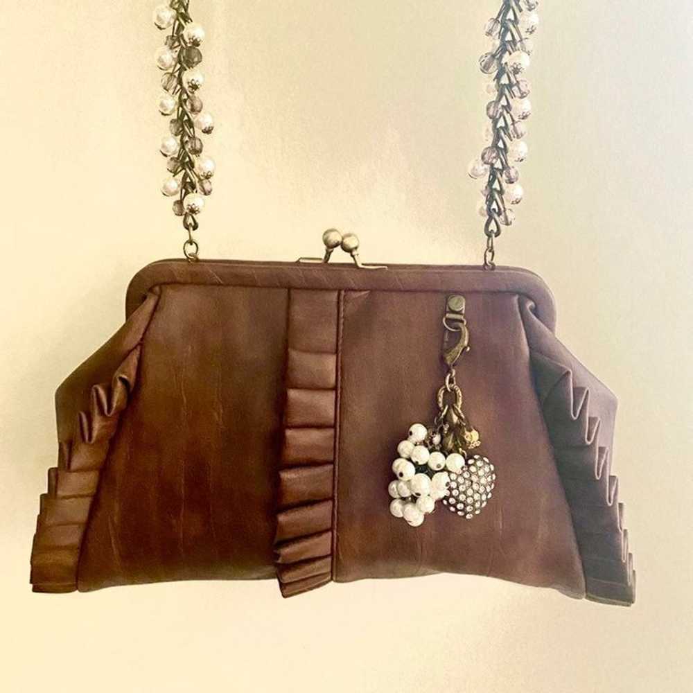 Liz Soto Vintage Vegan Leather Handbag - image 4