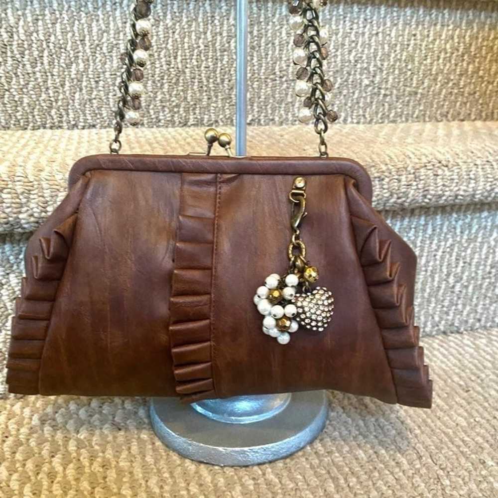 Liz Soto Vintage Vegan Leather Handbag - image 5